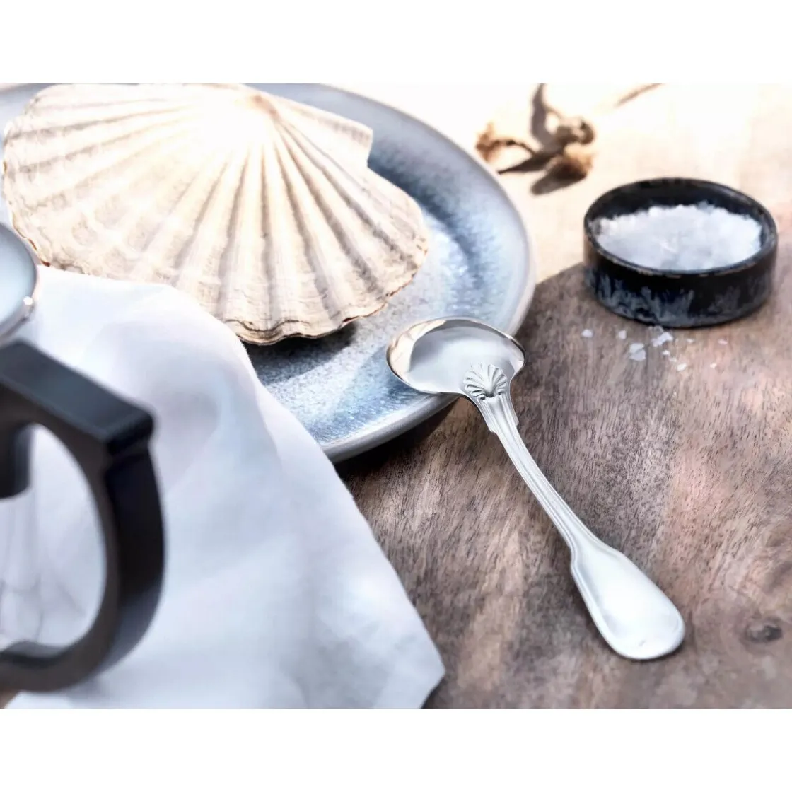 Versilbertes Besteck<Robbe & Berking Kaffeelöffel 15 cm Alt-Faden 150 g versilbert