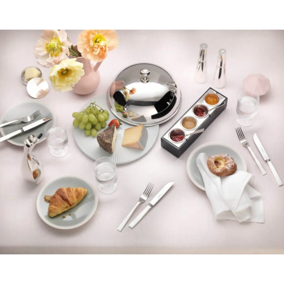 Versilbertes Besteck<Robbe & Berking Kuchengabel Riva 150 g versilbert