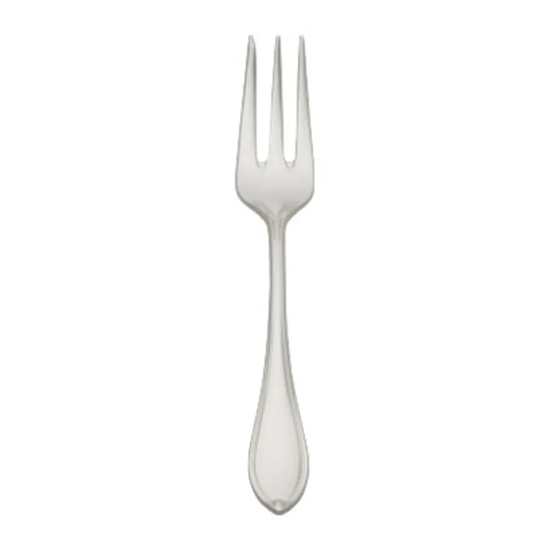 Echtsilber Besteck<Robbe & Berking Kuchengabel klein / Obstgabel Navette 925 Sterlingsilber