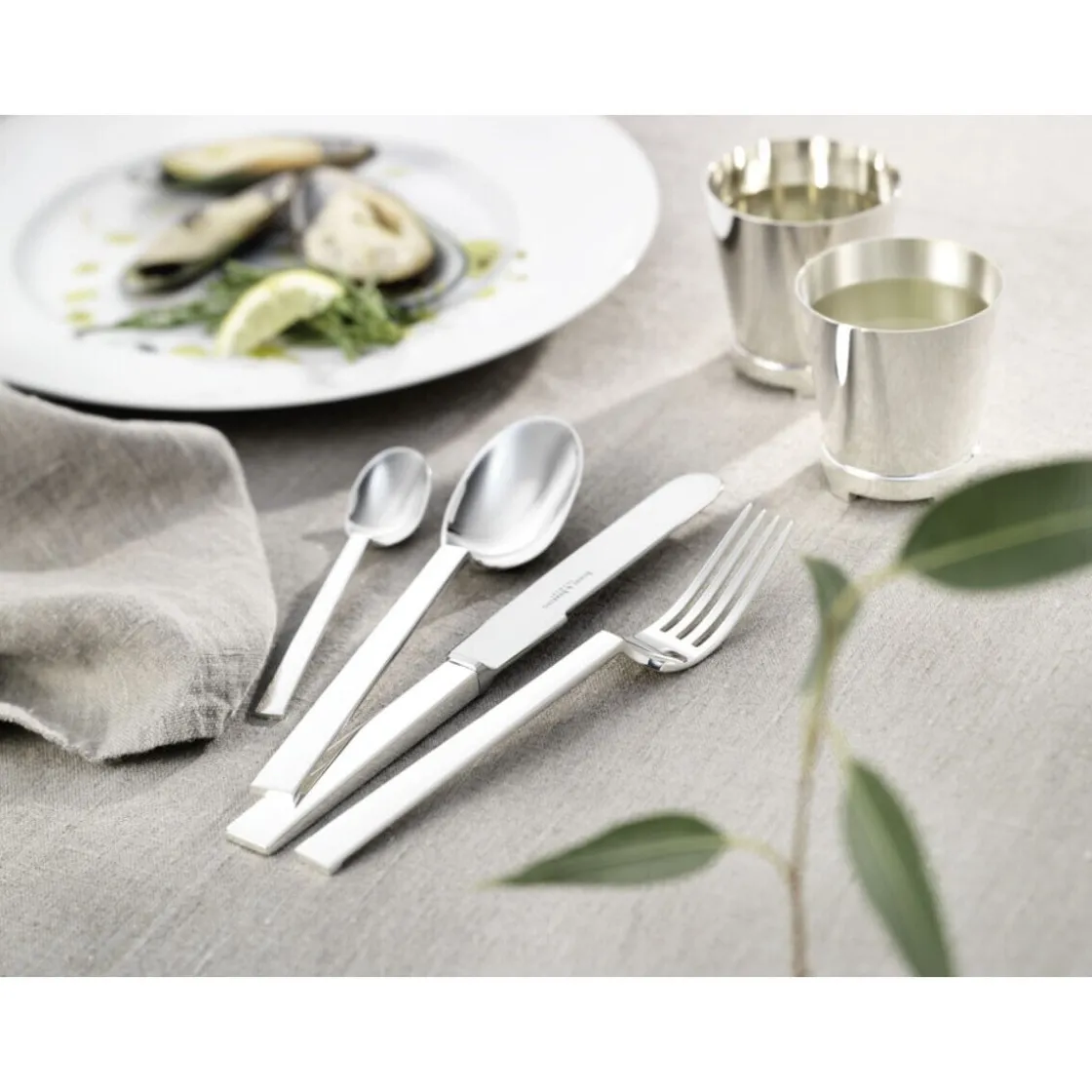 Versilbertes Besteck<Robbe & Berking Menübesteck 24 tlg. Sphinx 150g versilbert