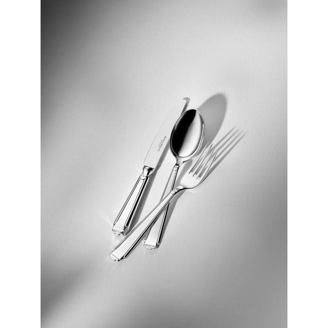 Echtsilber Besteck<Robbe & Berking Menügabel Art Deco 925 Sterlingsilber