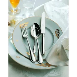 Versilbertes Besteck<Robbe & Berking Menügabel Navette 150 g versilbert