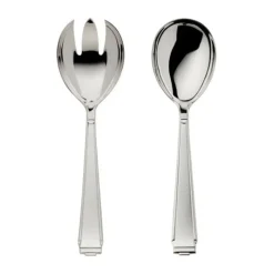 Robbe & Berking Salatbesteck gross Art Deco 925 Sterlingsilber