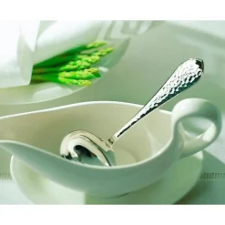 Robbe & Berking Saucenlöffel Martelé 925 Sterlingsilber