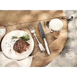 Versilbertes Besteck<Robbe & Berking Steakmesser Frozen Black Alt Spaten 150 g versilbert