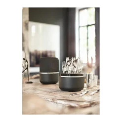 Versilbertes Besteck|Echtsilber Besteck<Robbe & Berking The Box - Belvedere 150 g versilbert inkl. 24-tlg Besteckset Frozen Black