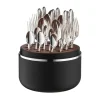 Besteck Set 6 Personen<Robbe & Berking The Box - Martelé 925 Sterlingsilber inkl. 24-tlg Besteckset