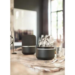 Besteck Set 6 Personen<Robbe & Berking The Box - Martelé 925 Sterlingsilber inkl. 24-tlg Besteckset