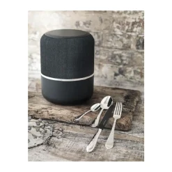 Versilbertes Besteck|Echtsilber Besteck<Robbe & Berking The Box - Martele 150 g versilbert inkl. 24-tlg Besteckset Frozen Black