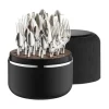 Robbe & Berking The Box - Riva 150 g versilbert inkl. 24-tlg Besteckset Marble Cut