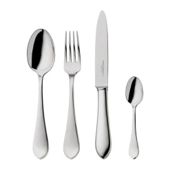 Echtsilber Besteck<Robbe & Berking 4-tlg. Menübesteck Eclipse 925 Sterlingsilber