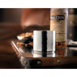 Robbe & Berking Whiskeybecher Martelé 90 g versilbert