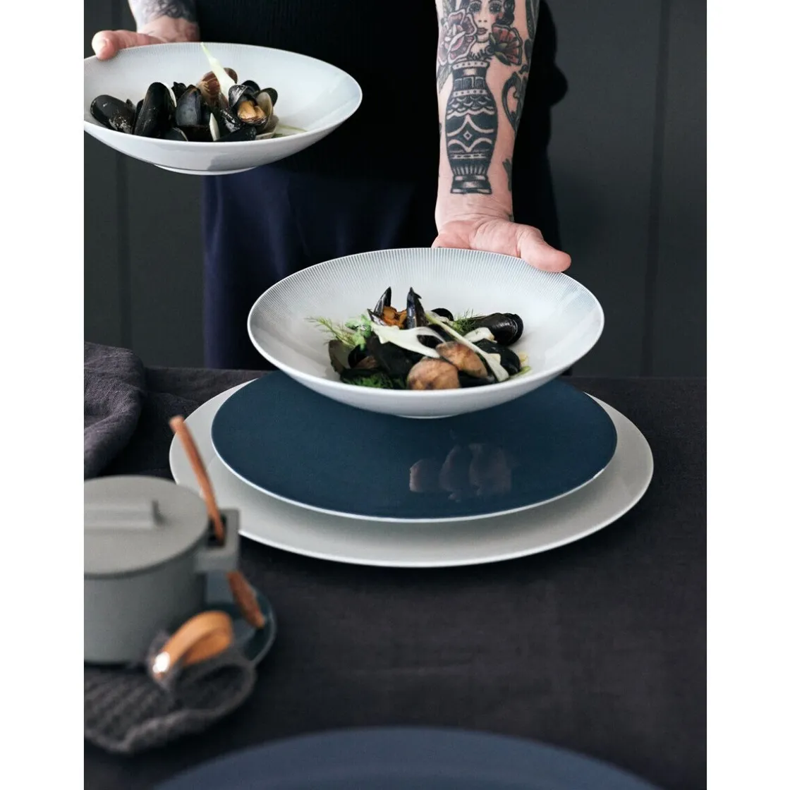 Frühstücksteller<Rosenthal Frühstücksteller 22 cm TAC Sensual Comfort Blue