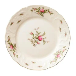 Frühstücksteller<Rosenthal Frühstücksteller 21 cm Sanssouci Elfenbein Moosrose neu Poliergold Ramona