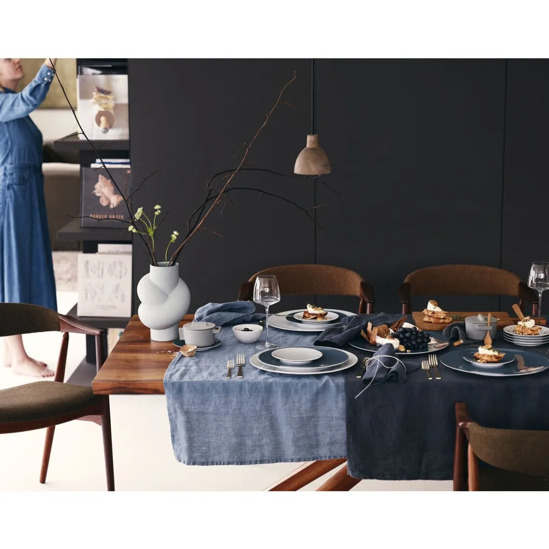 Rosenthal Frühstücksteller 22 cm TAC Sensual Gentle Grey