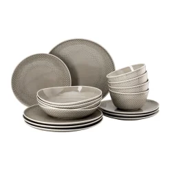 Bestseller|Pilzküche<Rosenthal Geschirr-Set 16-tlg. Junto Pearl Grey