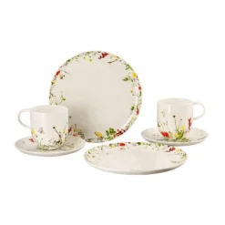 Rosenthal Geschirr-Set 6-tlg. Brillance Fleurs Sauvages