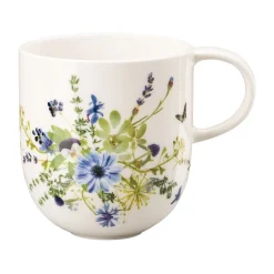 Becher<Rosenthal Henkelbecher 0,34 l Brillance Grand Air bleue