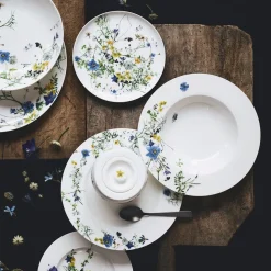 Servierplatten<Rosenthal Platte 34 cm Brillance Fleurs des Alpes