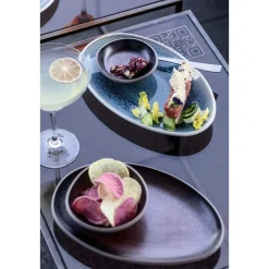 Rosenthal Platte 33 cm Junto Aquamarine