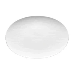 Servierplatten<Rosenthal Platte 38 cm Mesh Weiss