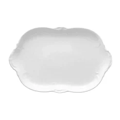 Rosenthal Platte 33 cm Sanssouci Weiß