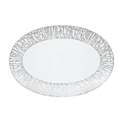 Rosenthal Platte 34 cm TAC Gropius Skin Platin