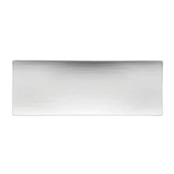 Rosenthal Platte flach 34x13cm Mesh Weiss