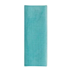 Rosenthal Platte flach 34x13cm Mesh Aqua