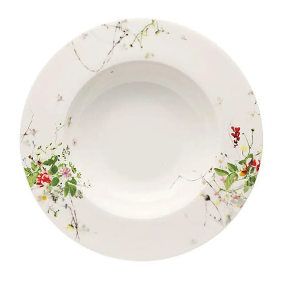 Suppenteller<Rosenthal Suppenteller 23 cm Fahne Brillance Fleurs Sauvages