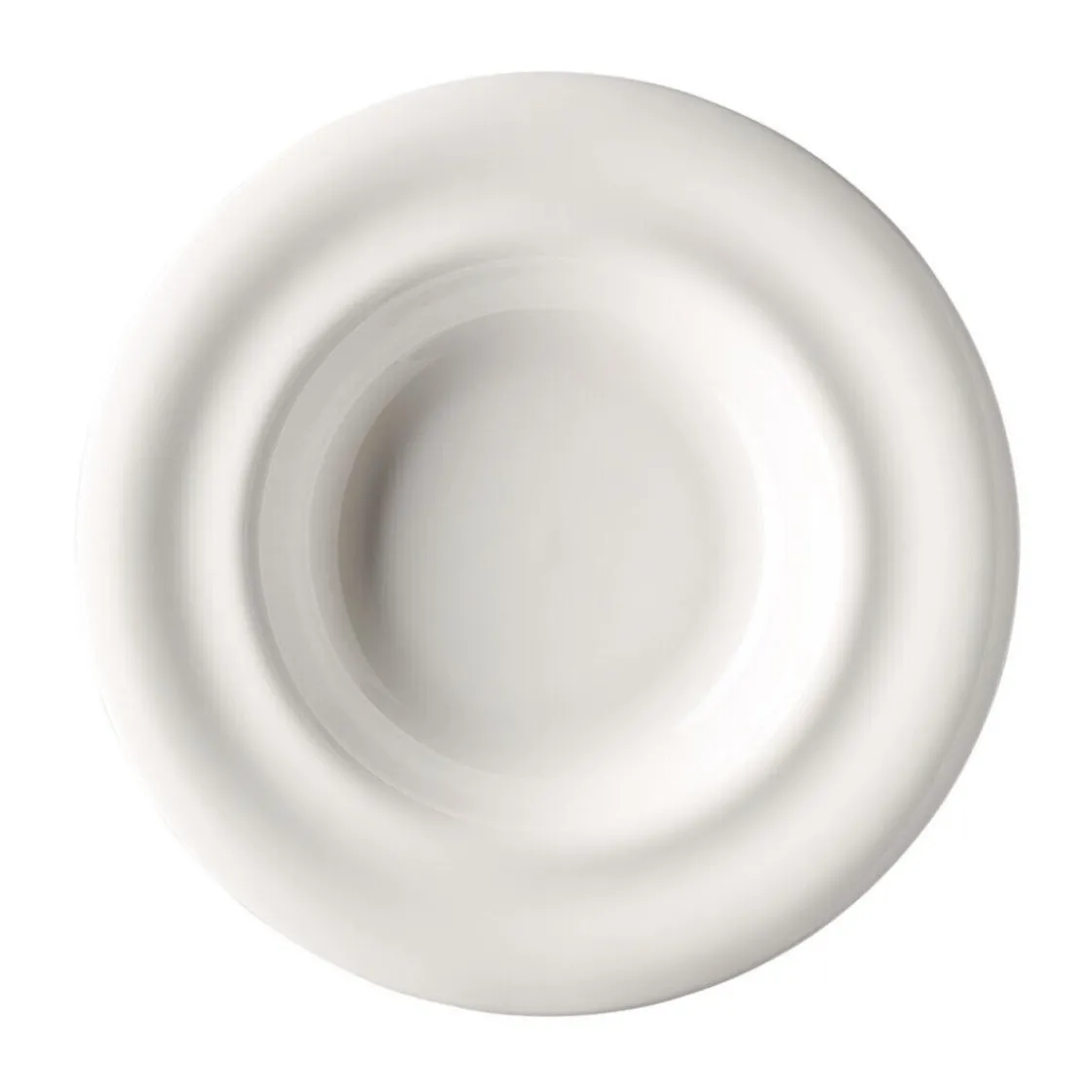 Suppenteller<Rosenthal Suppenteller 24cm Fahne Jade Sphera Weiß