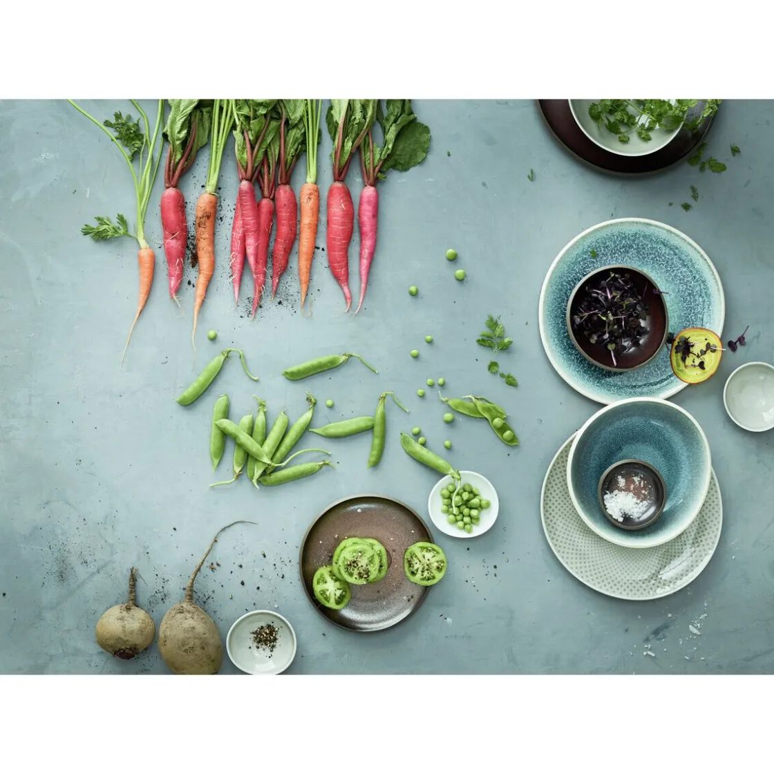 Rosenthal Teller tief 22 cm Junto Aquamarine