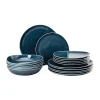 Geschirrsets 6 Personen|20 Jahre Tischwelt<Rosenthal Teller-Set 18-tlg. Junto Ocean Blue