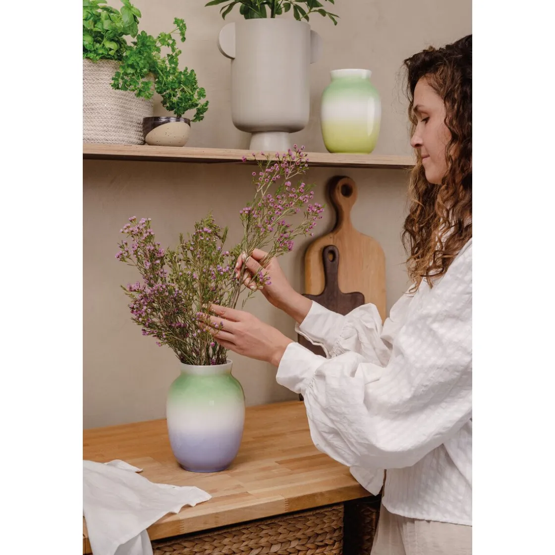 Rosenthal Vase 20 cm Balance Lila