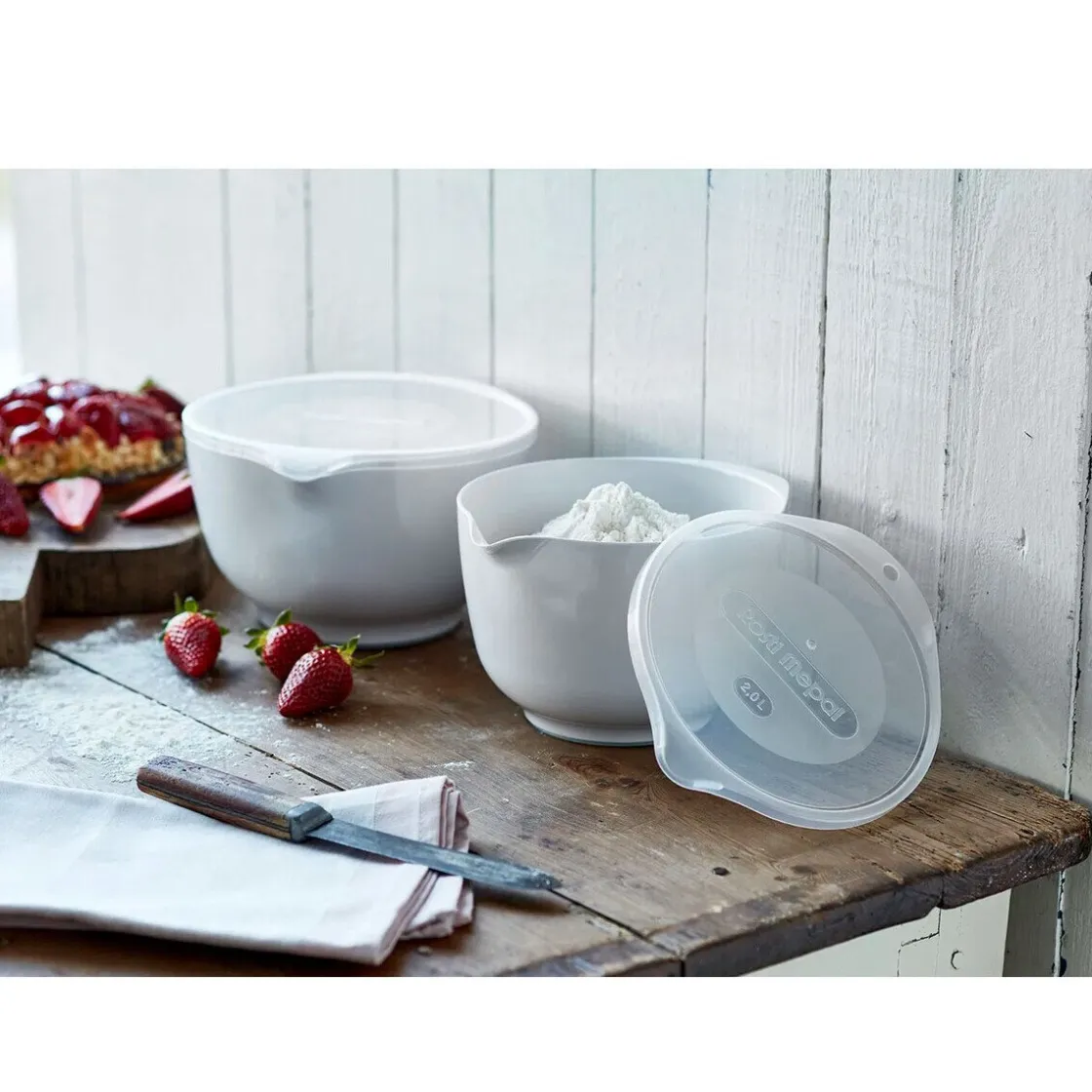 Backzubehör|Kochwelt Entdecken<Rosti Rührschüssel-Set 4-tlg. Margrethe New Weiß