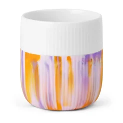 Becher|Neuheiten<Royal Copenhagen Becher 0,35 l Contrast Gerippt Morning Sky