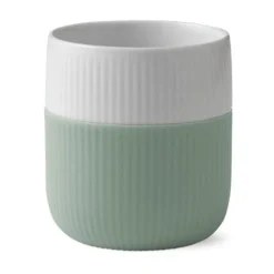 Royal Copenhagen Becher 0,35 l Contrast Gerippt Moosflechte
