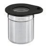 Kaffeedosen<Rösle Dose Ø 5cm Höhe 6cm Edelstahl m. Frischhaltedeckel