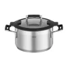 Rösle Kochtopf 20cm mit Silikonranddeckel SILENCE PRO