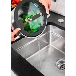 Rösle Kochtopf 20cm mit Silikonranddeckel SILENCE PRO