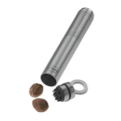 Messer & Co. Entdecken|Kräuter & Gewürze<Rösle Muskatreibe 18 cm Rundgriff Schutzcover und Silikonbürste