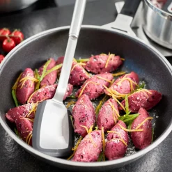 Rösle Pfannenwender Rundgriff mit Silikonrand 35,5cm