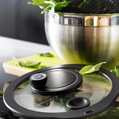 Kräutergarten<Rösle Salatschleuder 24 cm edelstahl