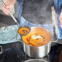 Schöpfkellen|Winterküche<Rösle Schöpflöffel 30 cm Basic Line schwarz