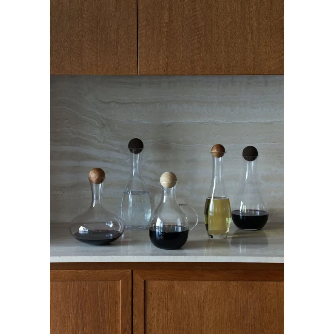 Karaffen<Sagaform Weinkaraffe 2,0 l Nature klar