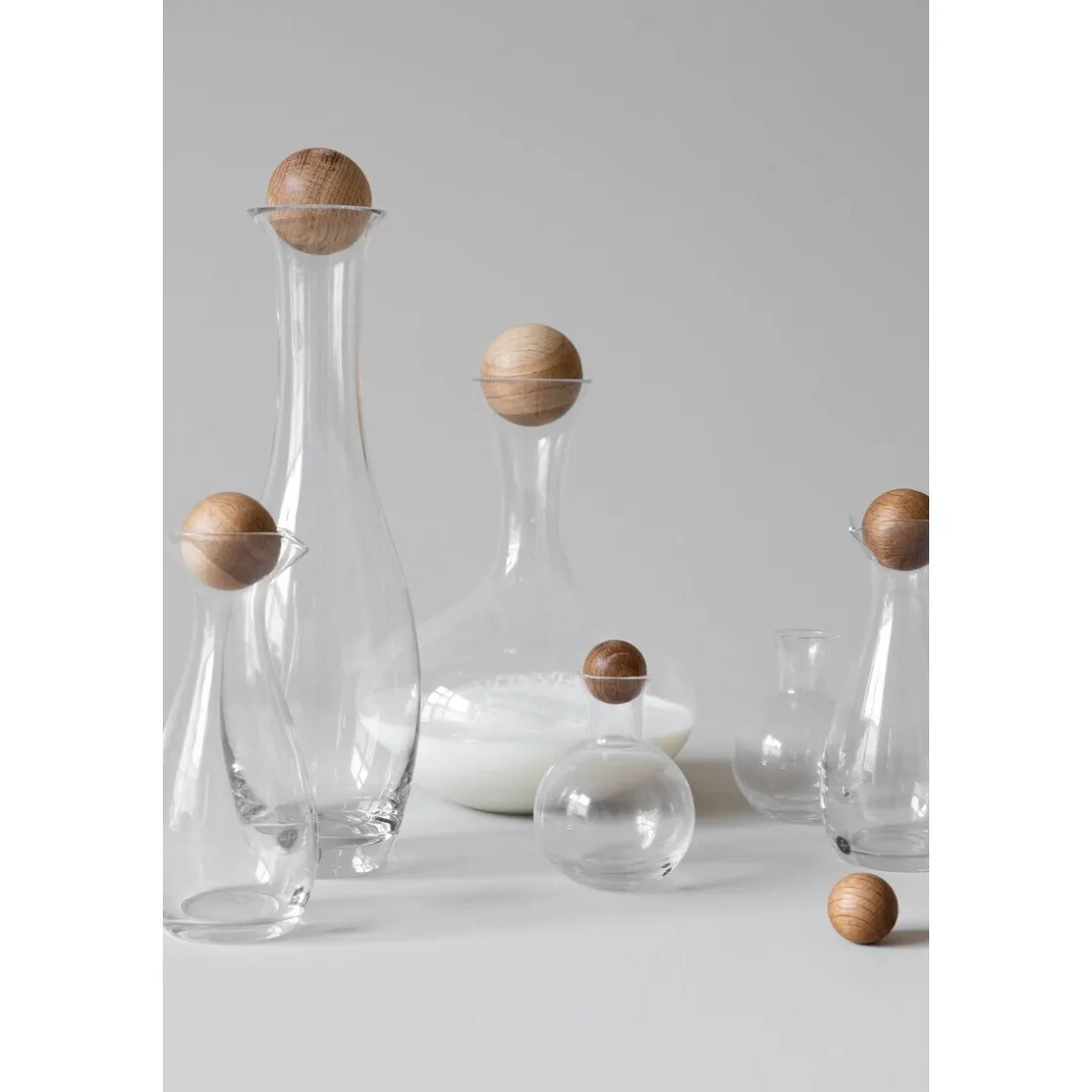 Karaffen<Sagaform Weinkaraffe 2,0 l Nature klar