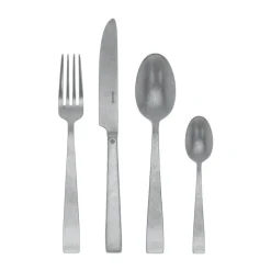 Besteck Set 6 Personen<Sambonet Besteck Set 24tlg. Vollheft Flat Vintage Edelstahl antik