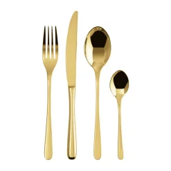 Sambonet Besteck-Set 24-tlg. Taste Mirror PVD Gold