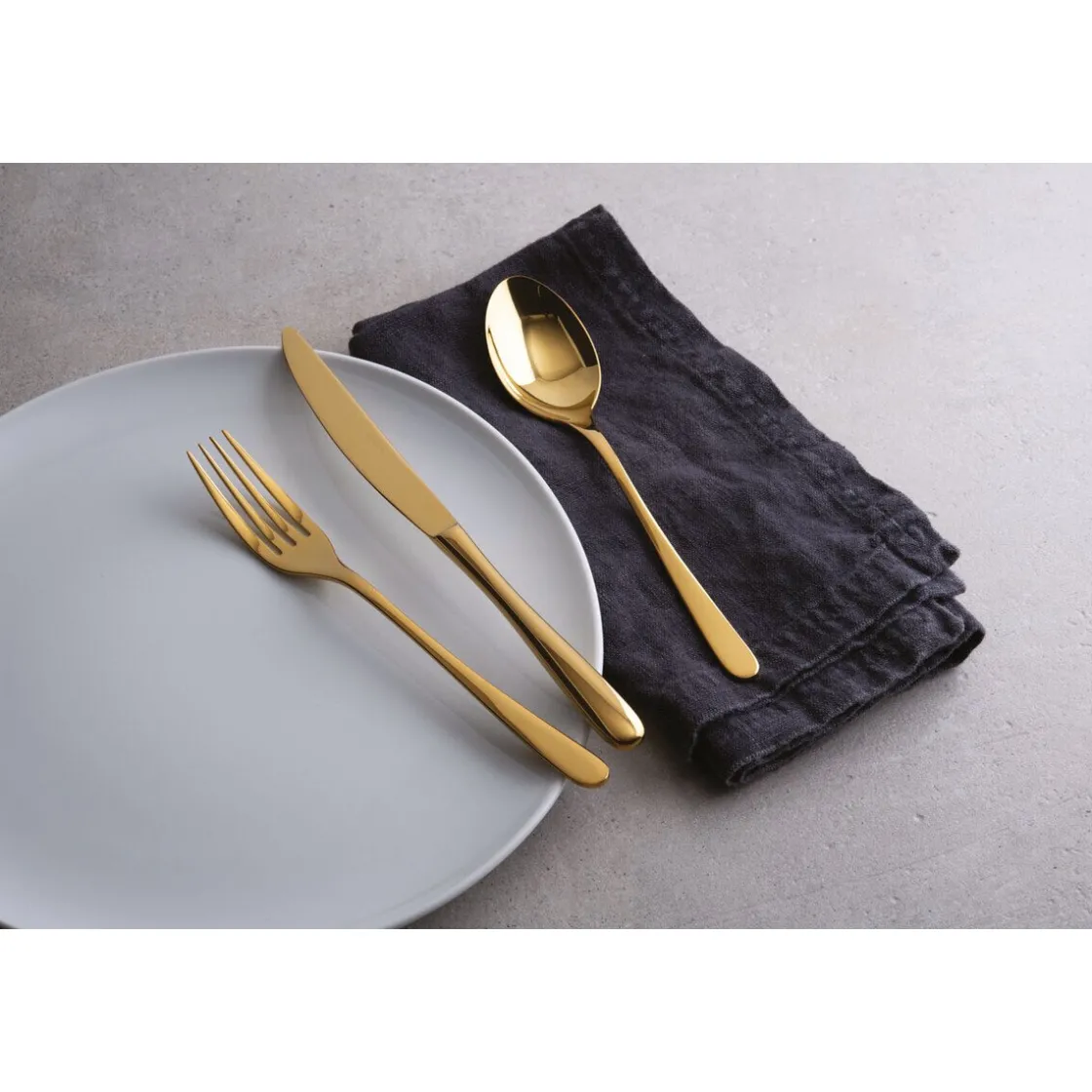 Sambonet Besteck-Set 24-tlg. Taste Mirror PVD Gold