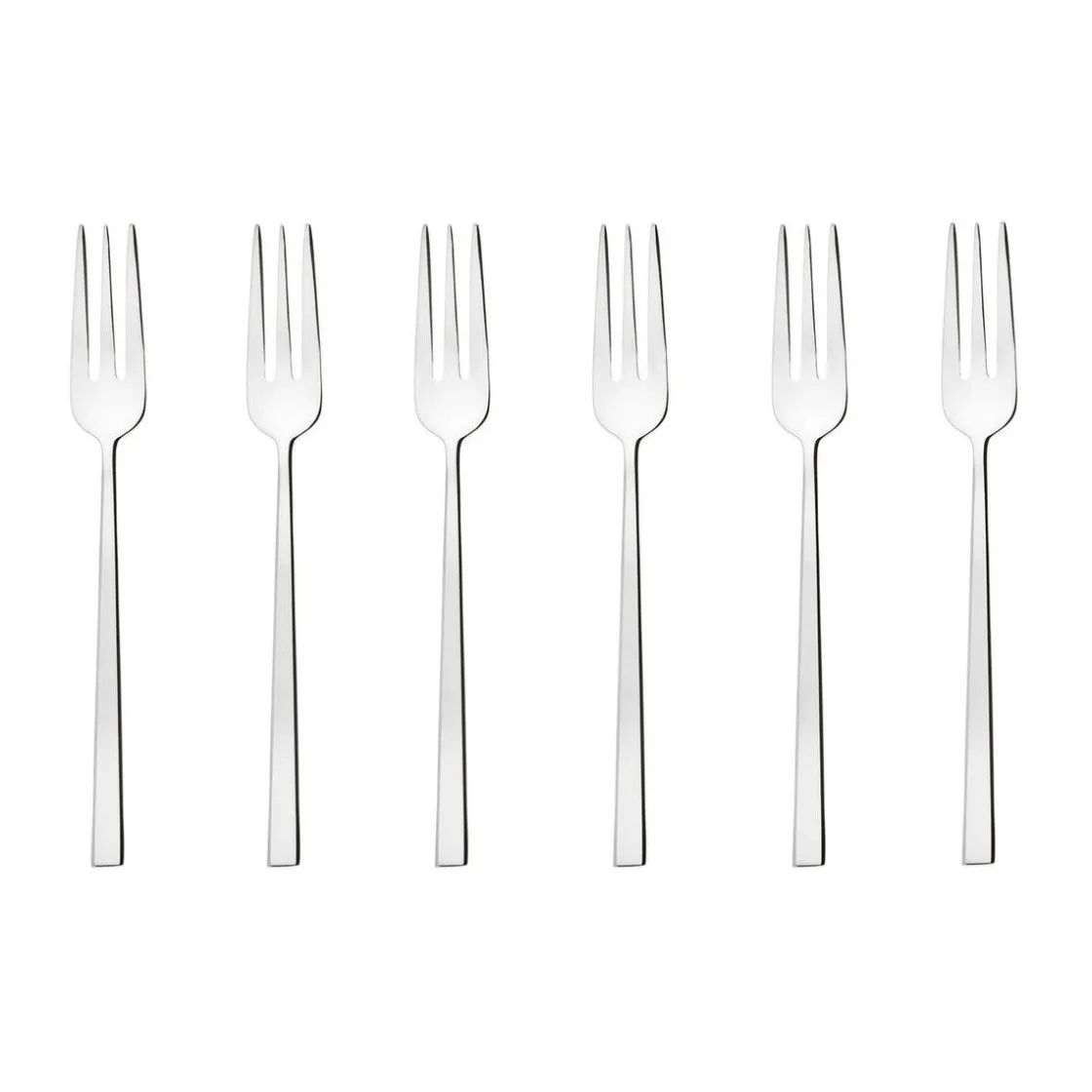 Kuchengabeln<Sambonet Kuchengabel-Set 6-tlg. Rock Mirror Stahl